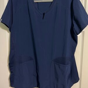 Scrubstar Classic Navy Short Sleeve Top